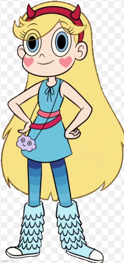 Star in blue outfit | image tagged in svtfoe | made w/ Imgflip meme maker