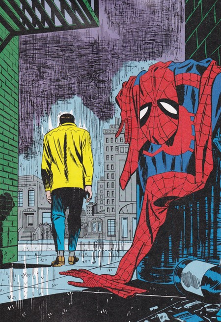 High Quality Spider-Man Trash Suit Comic Blank Meme Template