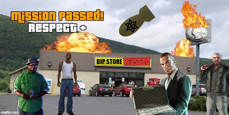 June 47th in Ohio | DIP STORE | image tagged in dollar general,gta,big smoke,cj,nuke,stop reading these tags | made w/ Imgflip meme maker