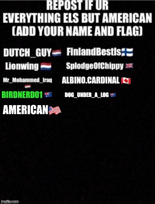 AMERICAN | made w/ Imgflip meme maker