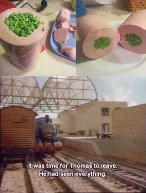 Why. | image tagged in it was time for thomas to leave,gross,food,wtf,disgusting,memes | made w/ Imgflip meme maker