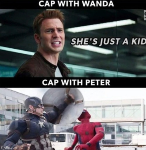 lol anyone else confused | image tagged in marvel,funny | made w/ Imgflip meme maker