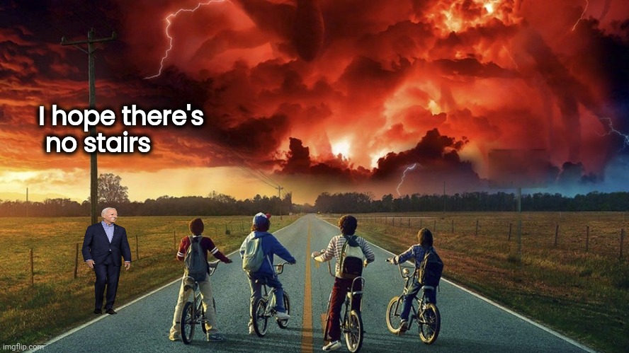 Highway to Hell | I hope there's
    no stairs | image tagged in highway to hell | made w/ Imgflip meme maker
