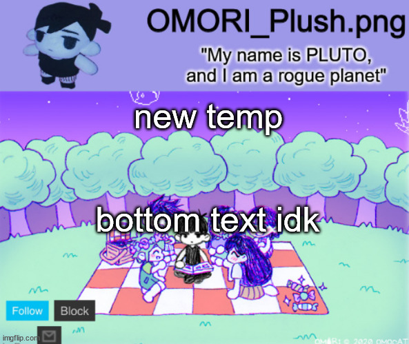 omor plush | new temp; bottom text idk | image tagged in omor plush | made w/ Imgflip meme maker