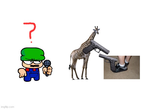 i am seeing a pair of shoes and a giraffe have a gun fight, it's weird | image tagged in memes,dave and bambi | made w/ Imgflip meme maker