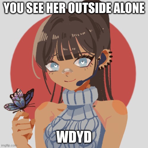 normal rules apply straight shes bi with a lean to males | YOU SEE HER OUTSIDE ALONE; WDYD | made w/ Imgflip meme maker