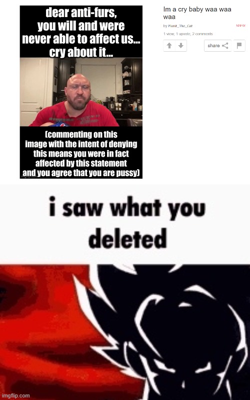 image tagged in i saw what you deleted | made w/ Imgflip meme maker