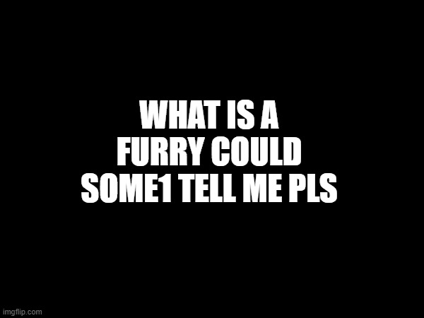 WHAT IS A FURRY COULD SOME1 TELL ME PLS | made w/ Imgflip meme maker