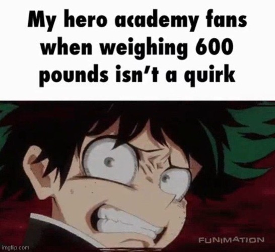 sometimes im embarrassed for liking mha | made w/ Imgflip meme maker