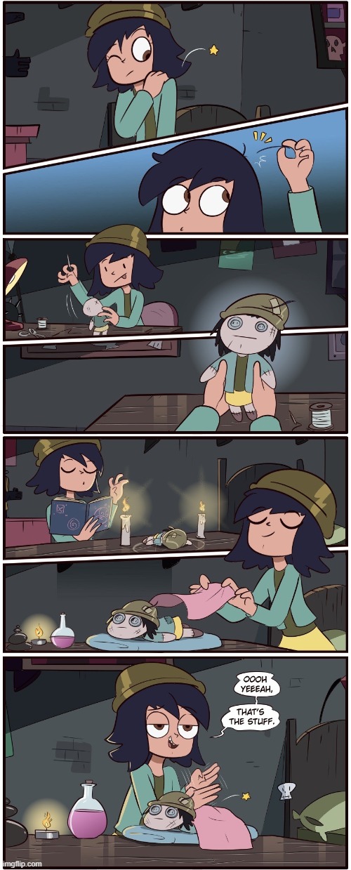 Self-care Voodoo Doll | image tagged in morningmarks,svtfoe,comics/cartoons,star vs the forces of evil,comics,memes | made w/ Imgflip meme maker