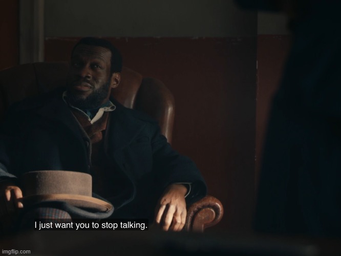 I just want you to stop talking | image tagged in i just want you to stop talking | made w/ Imgflip meme maker
