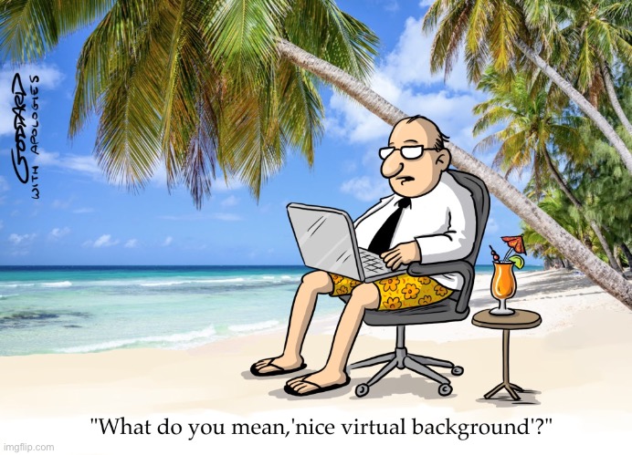 Business man on beach | image tagged in businessman,on the beach,not virtual backdrop,comics | made w/ Imgflip meme maker