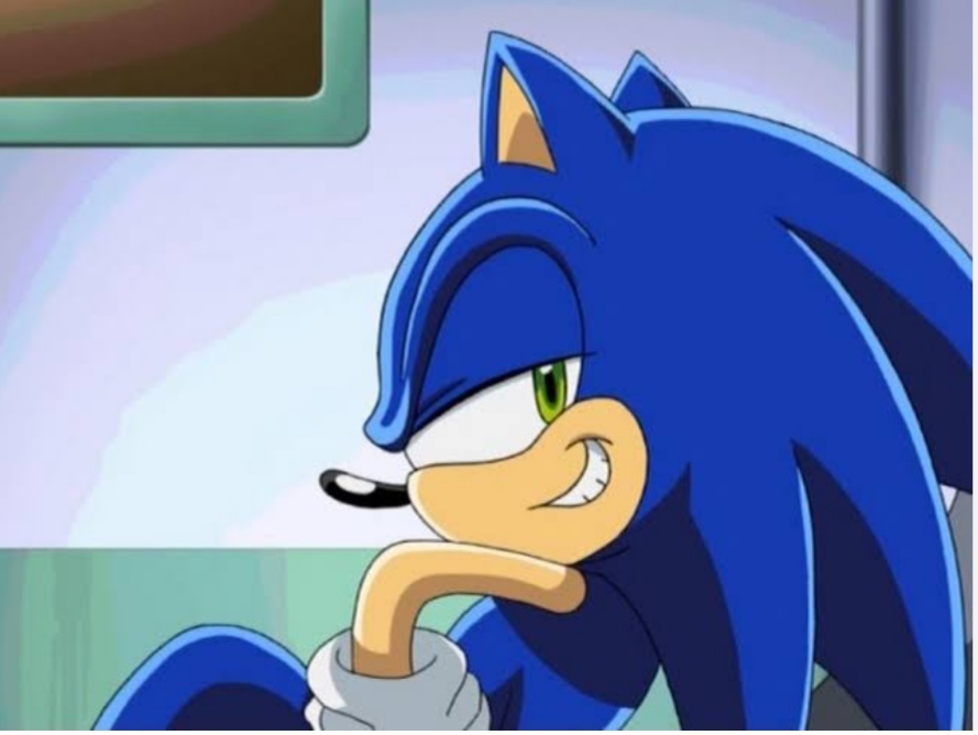 High Quality Sonic smile Blank Meme Template