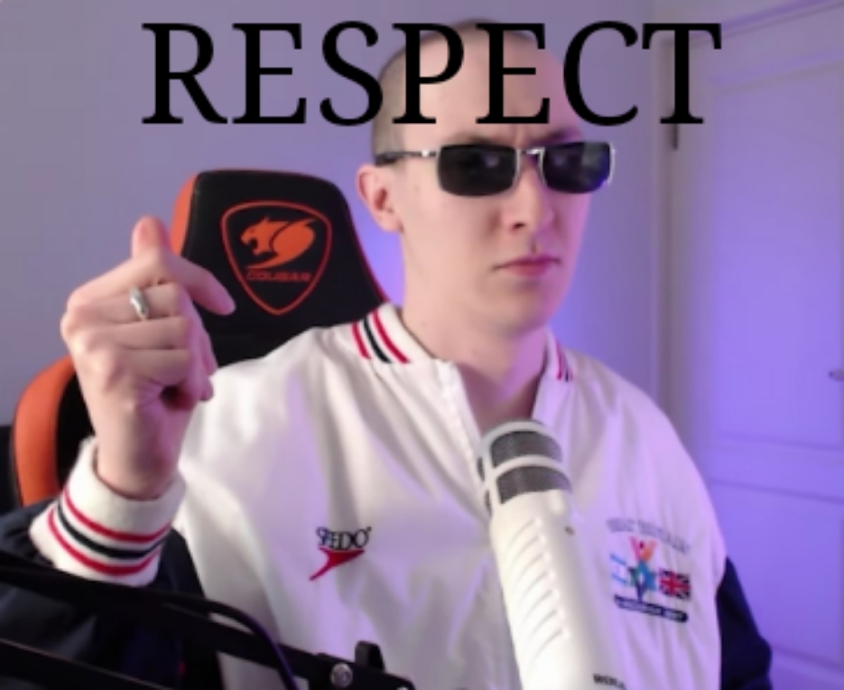 High Quality Respect Seregga Blank Meme Template