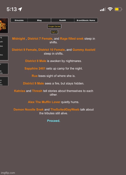 DAY 4 | image tagged in hunger games | made w/ Imgflip meme maker