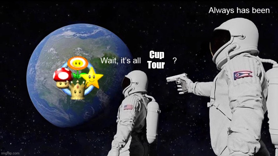 Wait, its all | Cup Tour | image tagged in wait its all | made w/ Imgflip meme maker