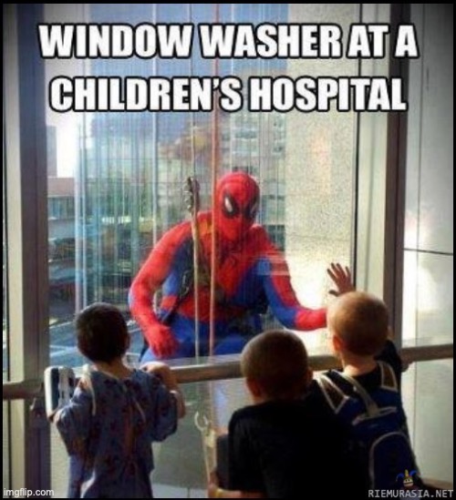 freaking legend | image tagged in spiderman,hospital,who reads tags | made w/ Imgflip meme maker