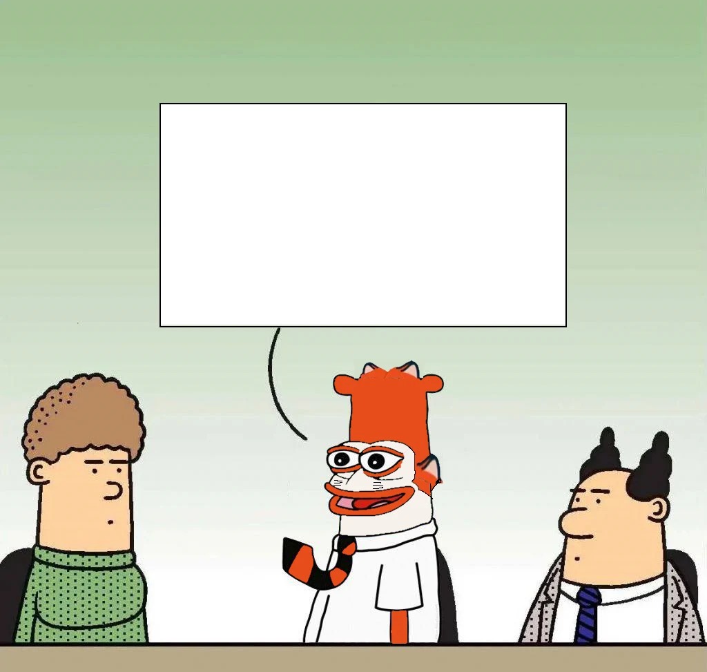 High Quality Dilbert Blank Meme Template