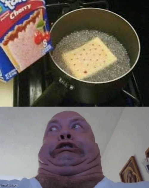 Cooking a Pop-tart | image tagged in uhhhhh,cursed image,pop-tart,memes,cooking,pop-tarts | made w/ Imgflip meme maker