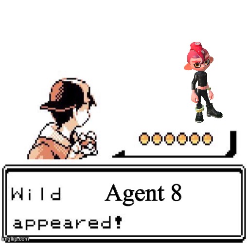 Blank Wild Pokemon Appears | Agent 8 | image tagged in blank wild pokemon appears | made w/ Imgflip meme maker