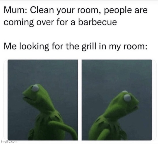 Where is it? | image tagged in repost,kermit,grill,barbecue,memes,funny | made w/ Imgflip meme maker