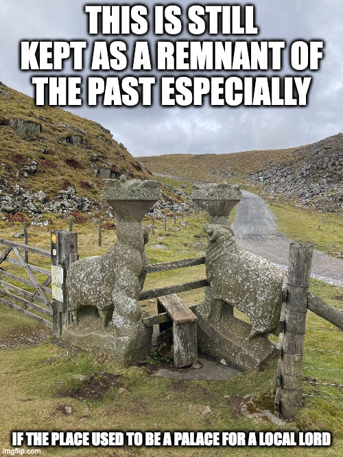 Gate Crossing in North Pennes, UK | THIS IS STILL KEPT AS A REMNANT OF THE PAST ESPECIALLY; IF THE PLACE USED TO BE A PALACE FOR A LOCAL LORD | image tagged in gate,memes | made w/ Imgflip meme maker