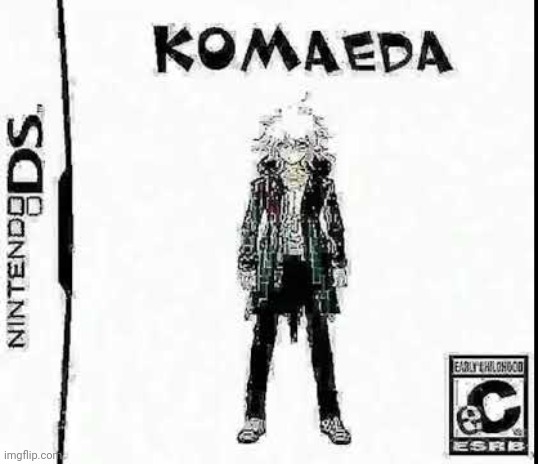 Nagito Komaeda on the Nintendo DS | image tagged in nagito komaeda on the nintendo ds | made w/ Imgflip meme maker