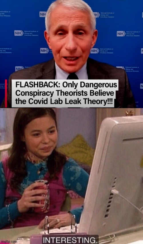 Fauci Lied, People Died | image tagged in fauci the liar,icarly interesting | made w/ Imgflip meme maker
