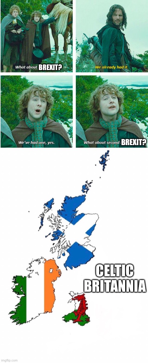 Some Things Are Better After Stewing For While | BREXIT? BREXIT? CELTIC BRITANNIA | image tagged in second breakfast | made w/ Imgflip meme maker