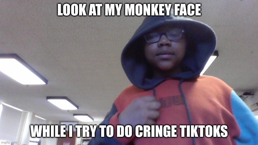 Tiktok | LOOK AT MY MONKEY FACE; WHILE I TRY TO DO CRINGE TIKTOKS | image tagged in jenkins | made w/ Imgflip meme maker