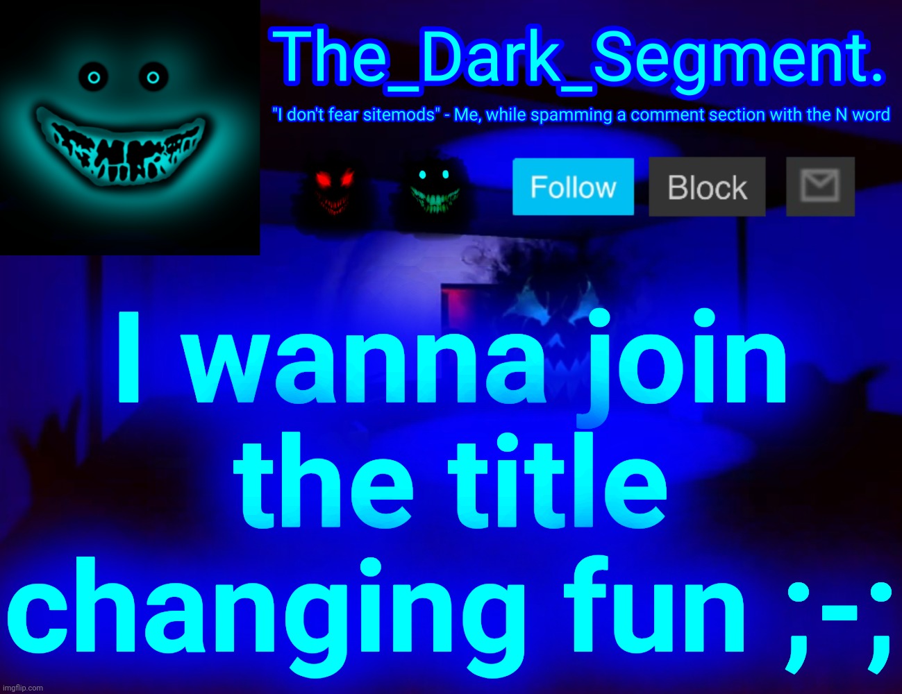 ur gay (what an L) | I wanna join the title changing fun ;-; | made w/ Imgflip meme maker