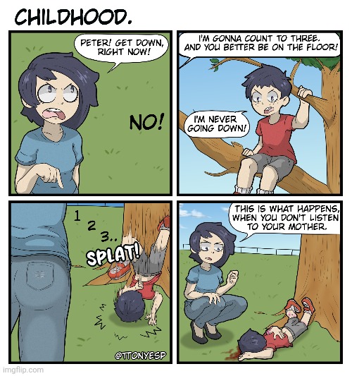Childhood | image tagged in childhood,right in the childhood,child,comics,comic,comics/cartoons | made w/ Imgflip meme maker