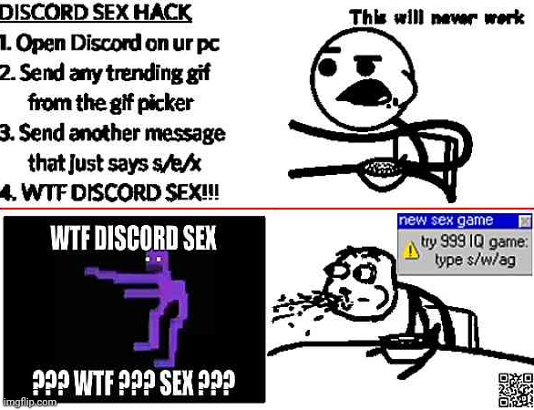 25 upvotes and I make the discord sех thing a template | made w/ Imgflip meme maker