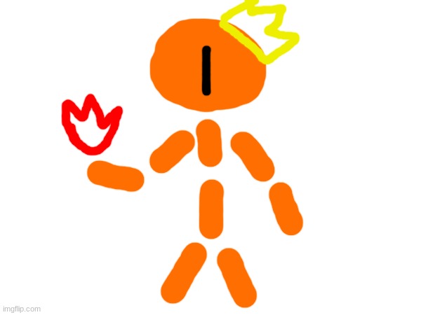 i liked eggy's redesign most, so i changed it a little bit (the crown filled in) and the banisher's canonically the creator of t | made w/ Imgflip meme maker