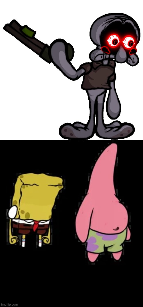 Faceless SpongeBob and Patrick - Imgflip