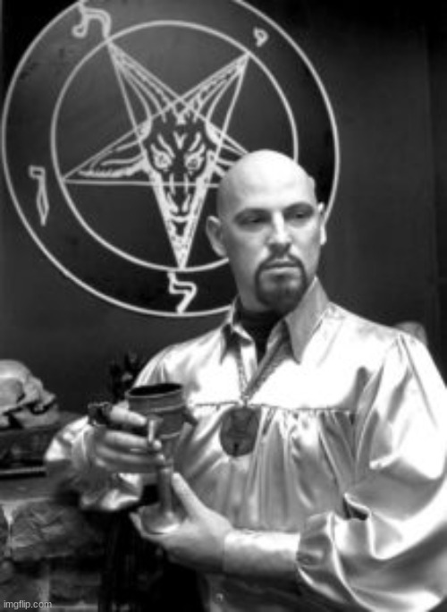 Anton Lavey | image tagged in anton lavey | made w/ Imgflip meme maker