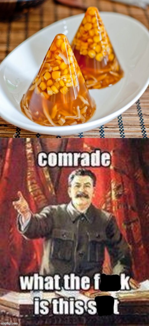 Idk Stalin. | image tagged in comrade what the f k is this sh t censored,gross,food,wtf,memes,disgusting | made w/ Imgflip meme maker