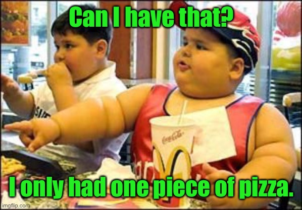 food! | Can I have that? I only had one piece of pizza. | image tagged in food | made w/ Imgflip meme maker