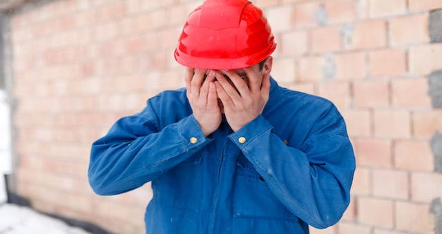 Contractor double facepalm Blank Meme Template