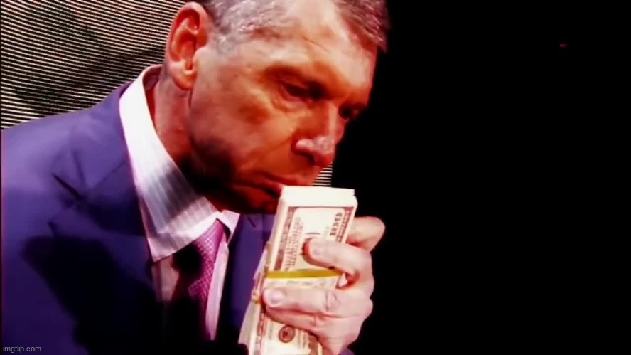 Smell The Money Vince | image tagged in smell the money vince | made w/ Imgflip meme maker