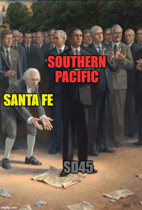 What Are Those? | SANTA FE SD45 SOUTHERN
PACIFIC | image tagged in what are those | made w/ Imgflip meme maker