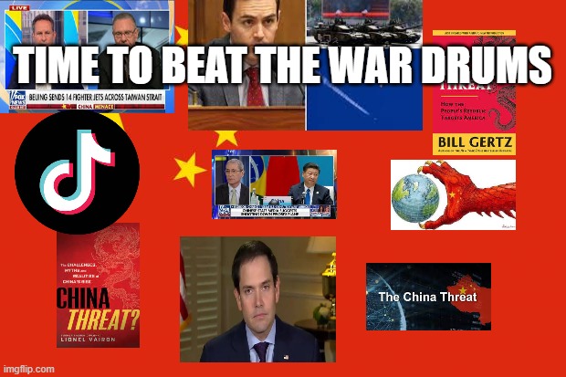 china flag | TIME TO BEAT THE WAR DRUMS | image tagged in china flag | made w/ Imgflip meme maker
