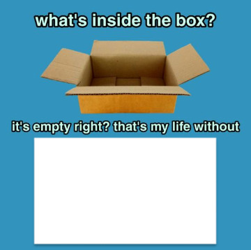 High Quality What's inside the box Blank Meme Template