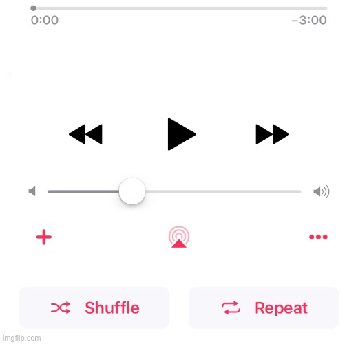 High Quality Empty Apple Music Template Blank Meme Template