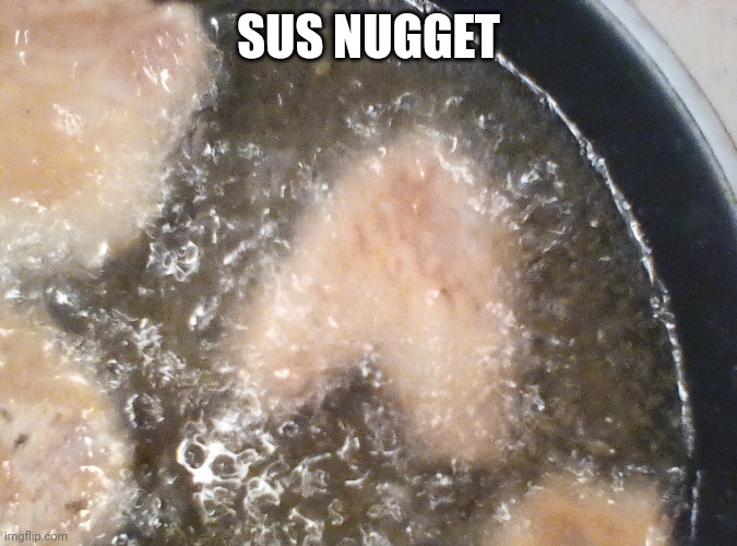 sus nugget | SUS NUGGET | image tagged in sus nugget | made w/ Imgflip meme maker