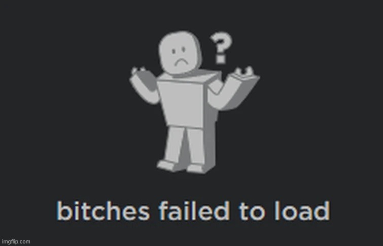bitches failed to load | image tagged in bitches failed to load | made w/ Imgflip meme maker