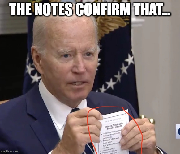 THE NOTES CONFIRM THAT... | made w/ Imgflip meme maker