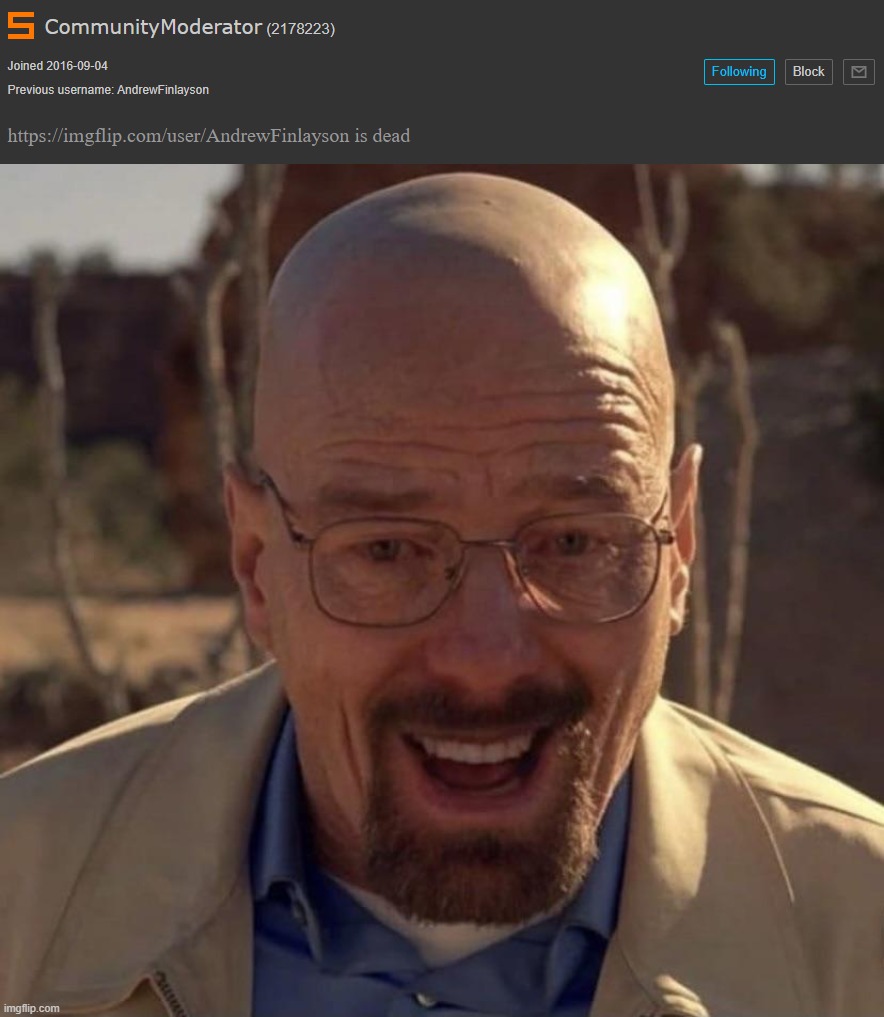 That's great news to hear | image tagged in walter white happy | made w/ Imgflip meme maker
