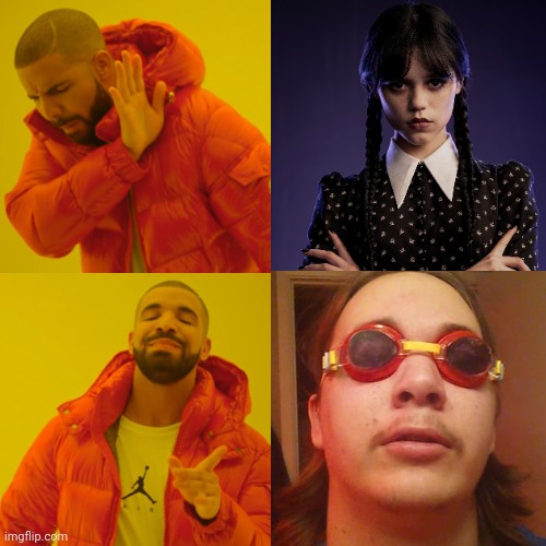 It is Wednesday my dudes | image tagged in drake hotline bling,wednesday,it is wednesday my dudes | made w/ Imgflip meme maker