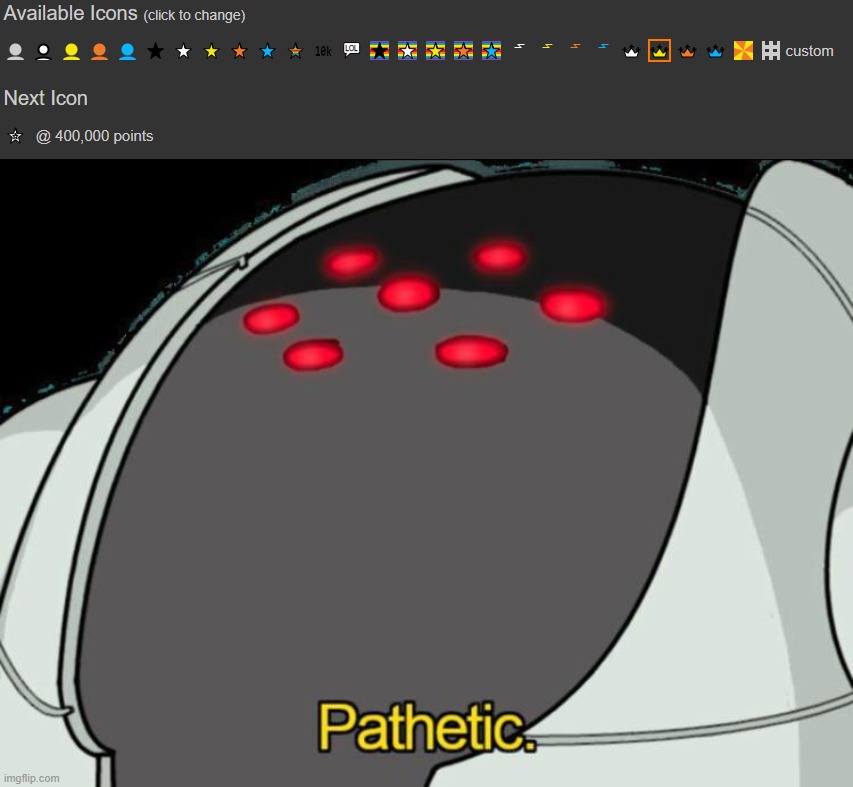 image tagged in registeel pathetic | made w/ Imgflip meme maker